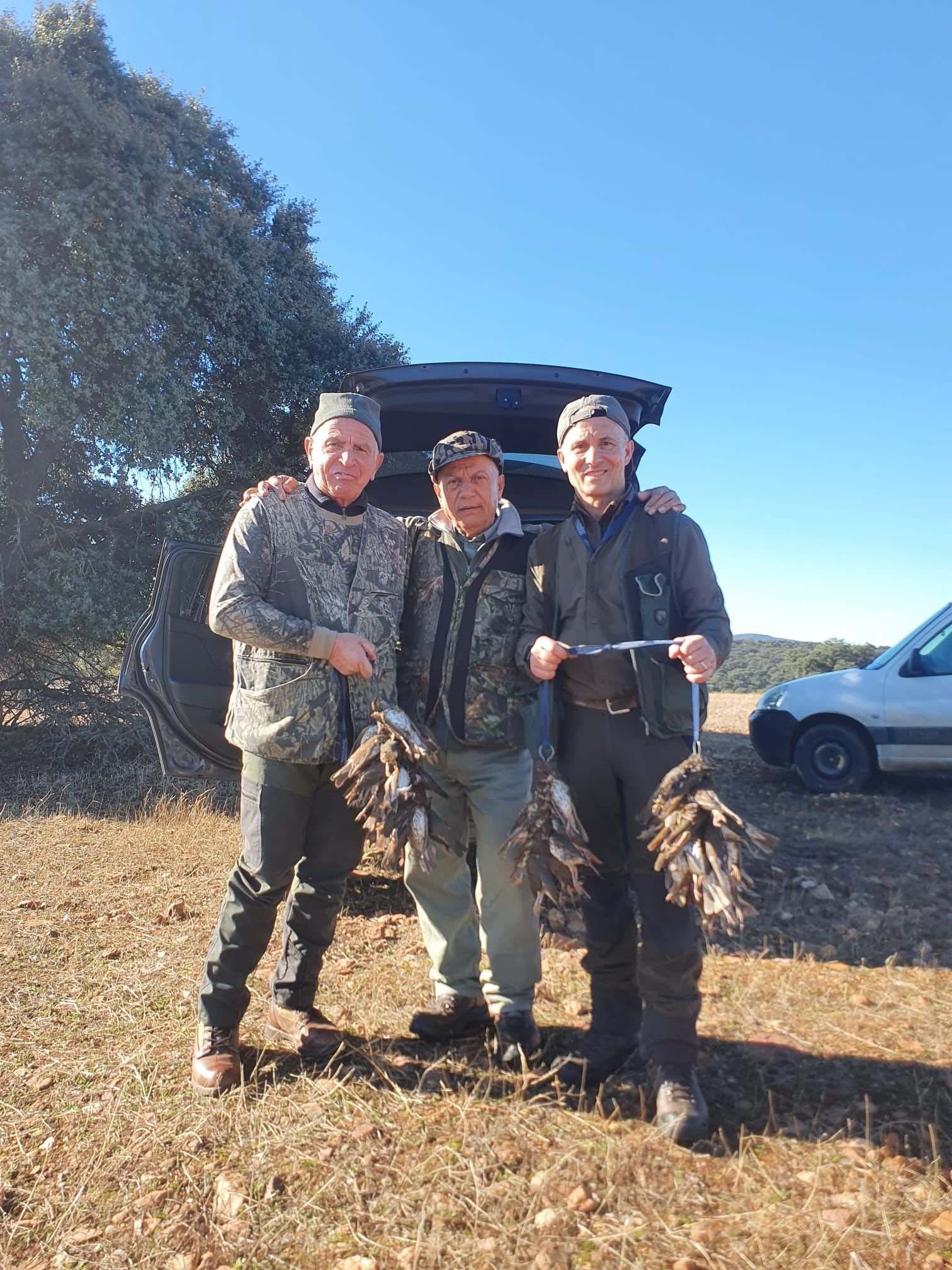 Journée de chasse aux grives