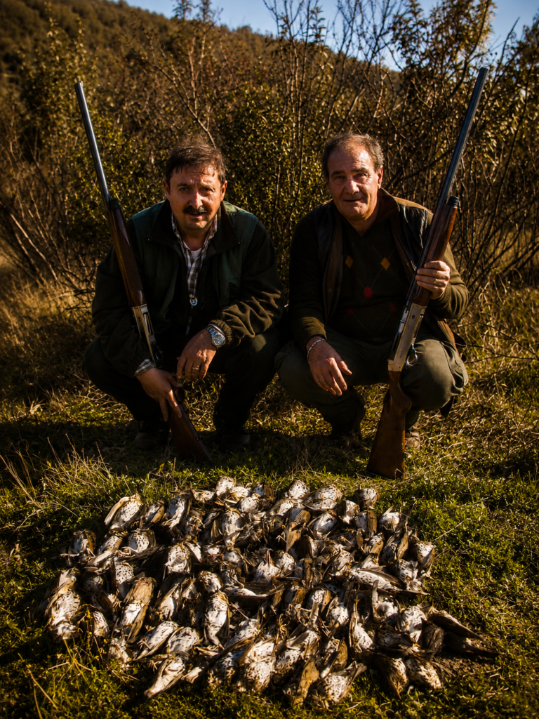 Journée de chasse aux grives